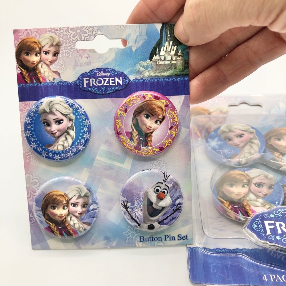 2 packs of Frozen Disney pin set